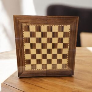 hardwood chess