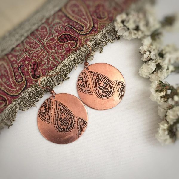 copper jewelry set