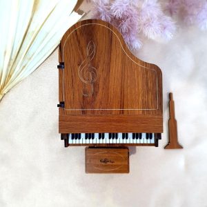 wooden piano