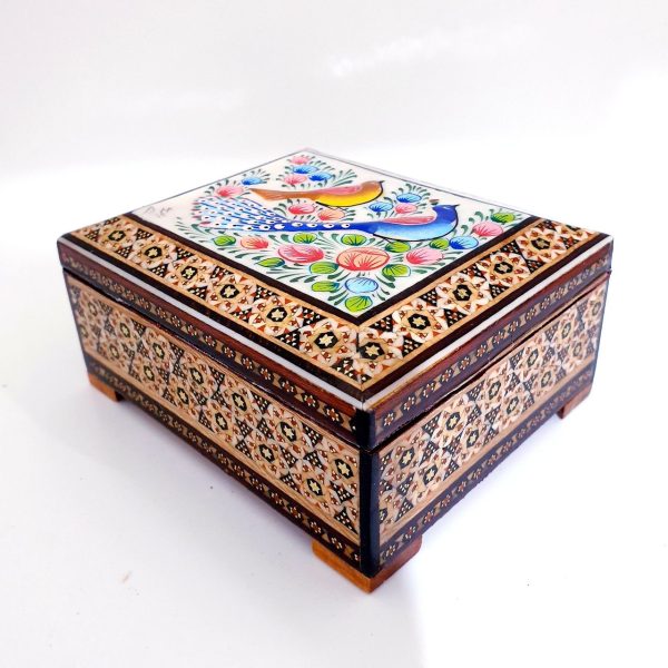 Khatam wooden box
