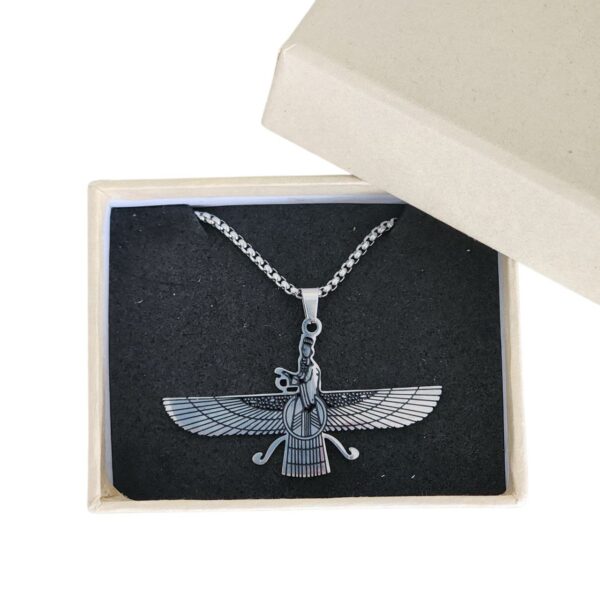 Faravahar stainless steel necklace australia