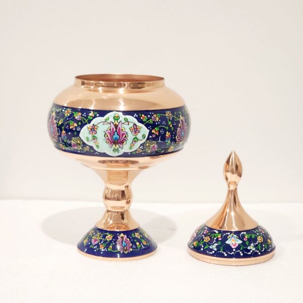 Persian enamel on copper