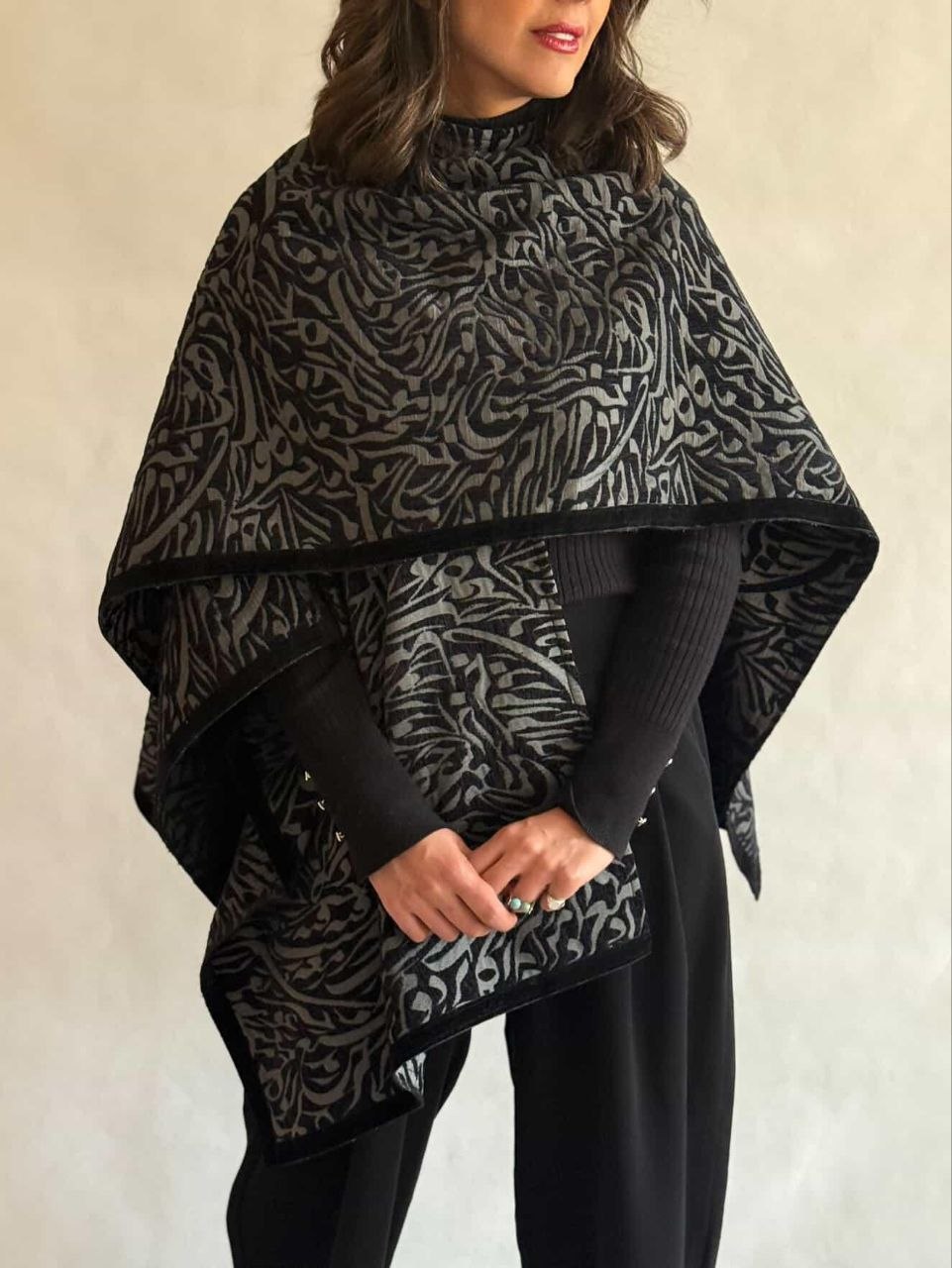 Farsi calligraphy poncho