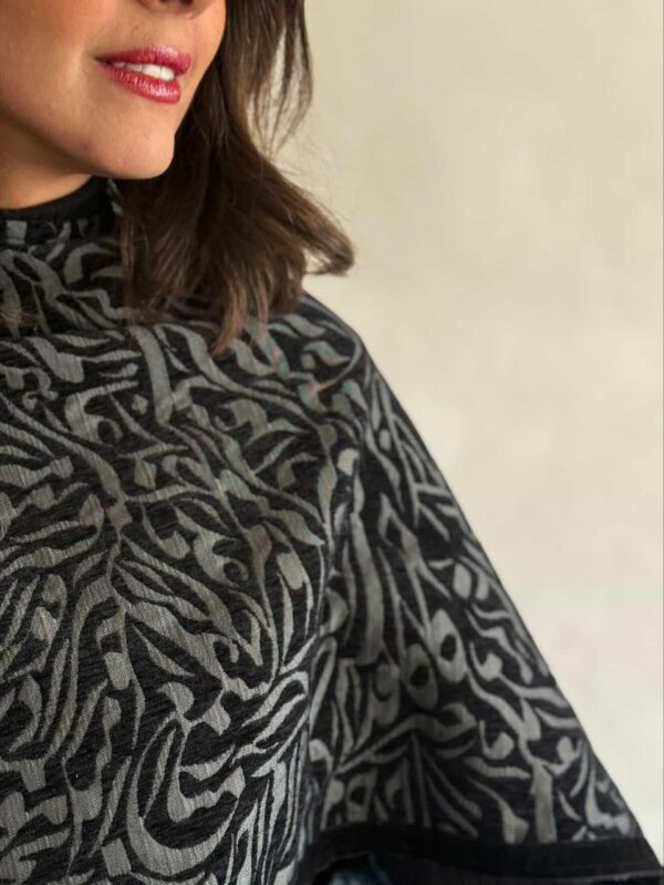 Persian calligraphy poncho
